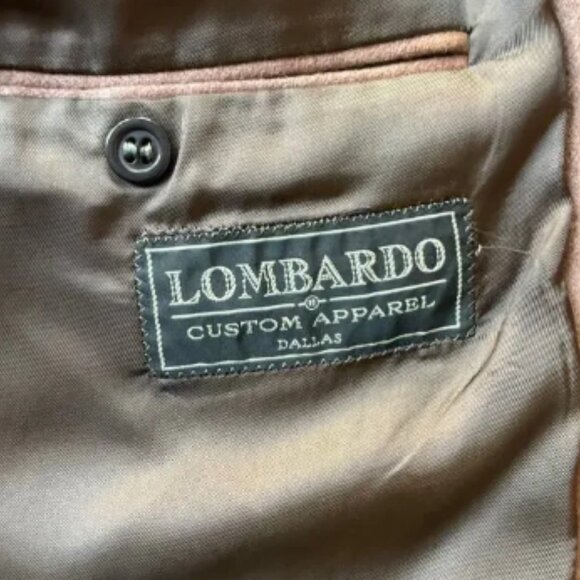 Dusty Rose Mauve Custom Cashmere Wool Lombardo Mike Modano 46x34 Sports - Picture 6 of 9